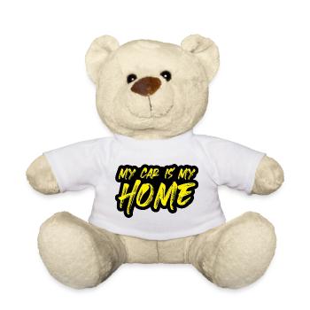 Camping Car Vivre dans une voiture - Nounours - blanc - Devant