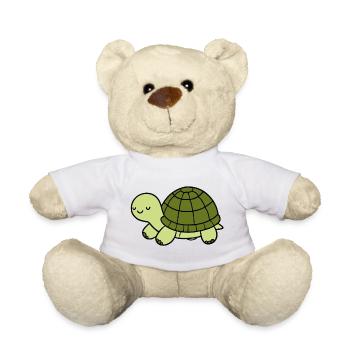 Turtle - Teddy Bear - white - Front