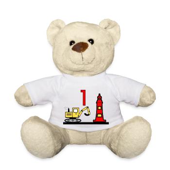 Bagger - Teddy - Weiß - Vorne