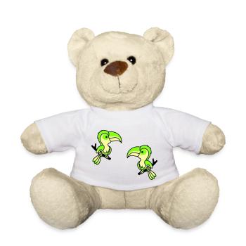 Perroquet 2 - Nounours - blanc - Devant