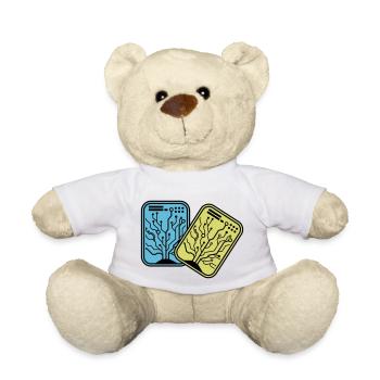 Micro-puce - Nounours - blanc - Devant