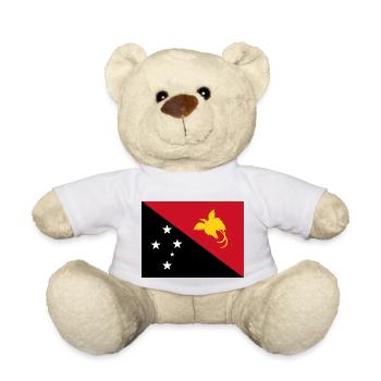Papouasie-Nouvelle-Guinée - Nounours - blanc - Devant