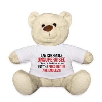 I Am Currently Unsupervised Possibilities Endless - Teddy - Weiß - Vorne