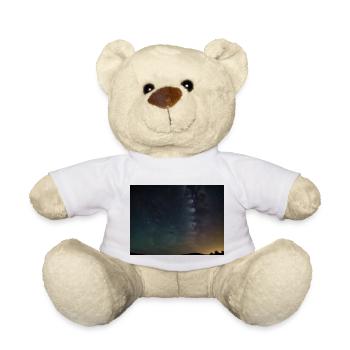 Sternenhimmel Nachthimmel Sterne Milchstraße - Teddy - Weiß - Vorne
