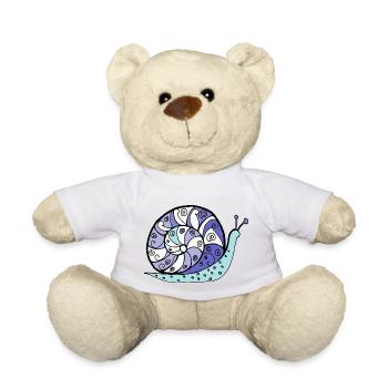 Schnecke - Teddy - Weiß - Vorne