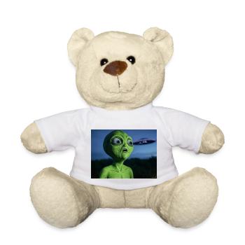 OVNI Attirant l’Œil Extraterrestre Vert - Nounours - blanc - Devant