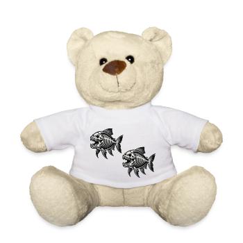 skelett piranha 2 - Teddy - Weiß - Vorne