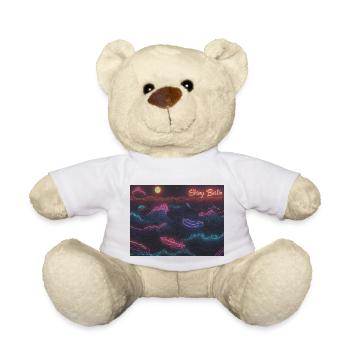 Shiny Berlin Neon waves - Teddy - Weiß - Vorne