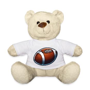 football - Teddy - Weiß - Vorne