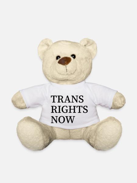 Trans-Rechte jetzt - Teddy - Weiß
