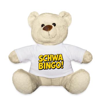 Schwabingo: Retro Wortwitz - Teddy - Weiß - Vorne