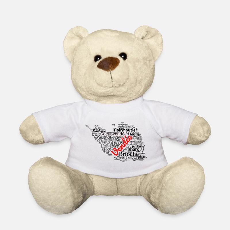 Fier d’être Vendéen – Cœur en Vendée – 85 - Nounours - blanc