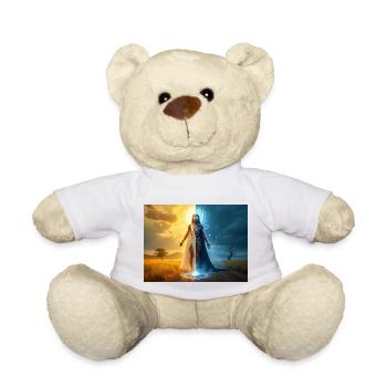 Adroa – Lugbara god of duality, light and shadow - Teddy Bear - white - Front