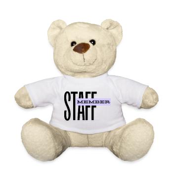 STAFF Member - Team Personnel - ORGA - Staff - Teddy Bear - white - Front