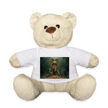Coatlicue, déesse aztèque de la terre de la vie et de la mort - Nounours - blanc - Devant