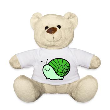 Snail 02 - Teddy Bear - white - Front