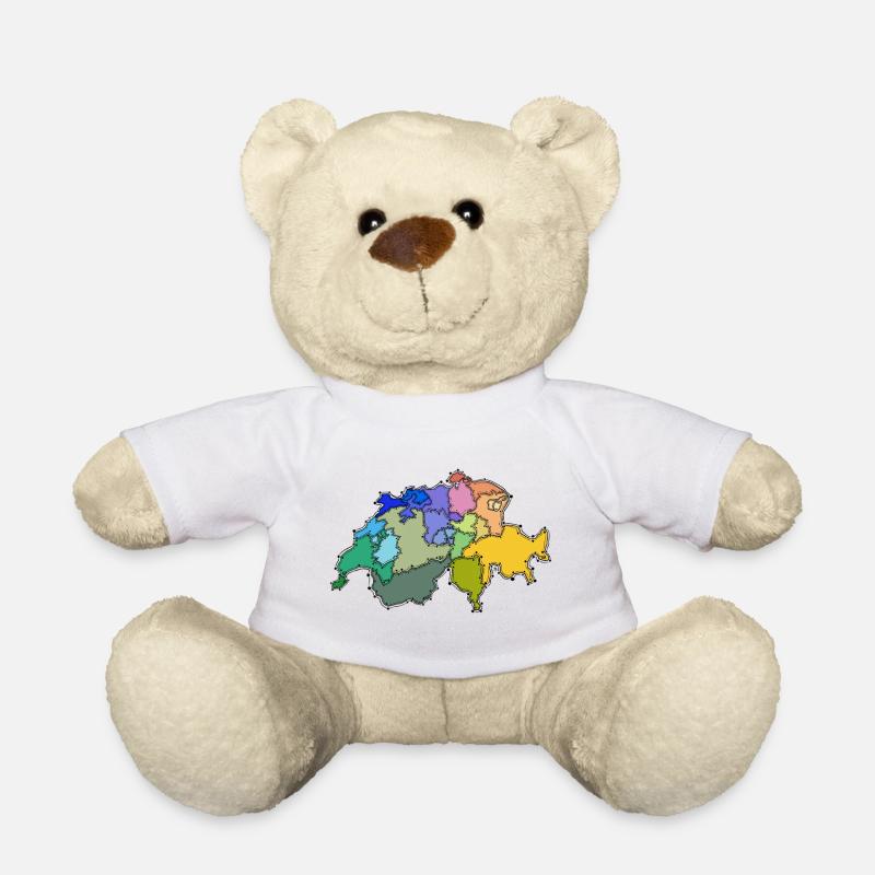 Die Schweiz - Teddy - Weiß