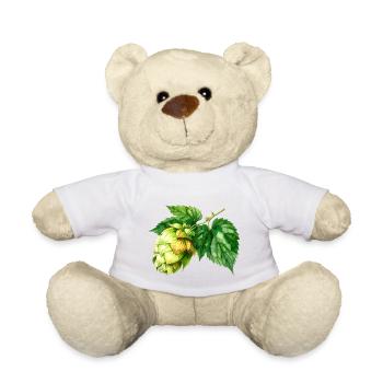 Hopfen - Aquarell - Teddy - Weiß - Vorne
