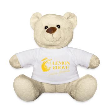 Sicilian Lemon Grove Illustration - Teddy Bear - white - Front