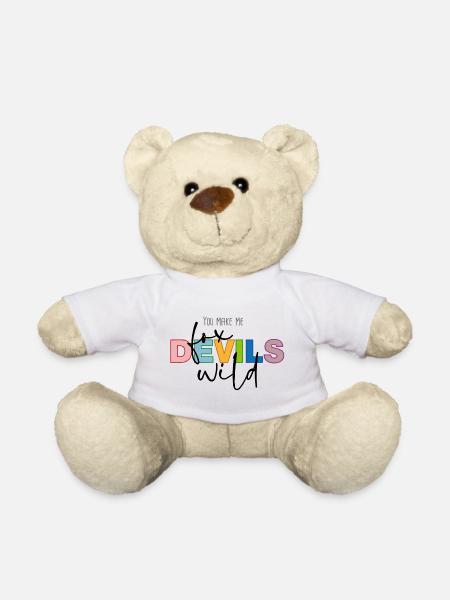 You make me fox devils wild - Teddy Bear - white