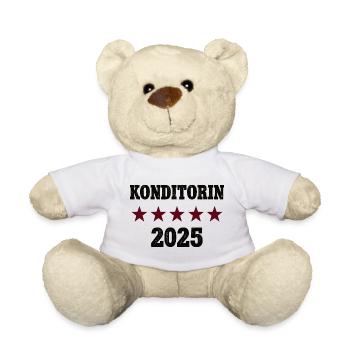 Apprentissage de fin de profession de confiseur 2025 réussi - Nounours - blanc - Devant
