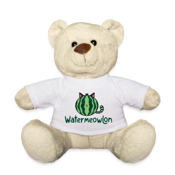 Drôle de miajou d’eau chat melon amis - Nounours - blanc - Devant
