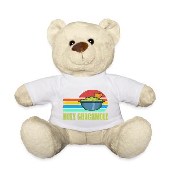 Holy Guacamole Retro Funny Avocado Dip Pun - Teddy - Weiß - Vorne