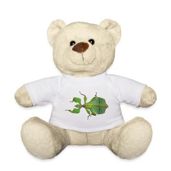 Echtes Blattinsekt T-Shirt - Teddy - Weiß - Vorne