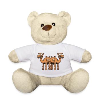 Équipe d’Halloween Chameau Drôle - Nounours - blanc - Devant