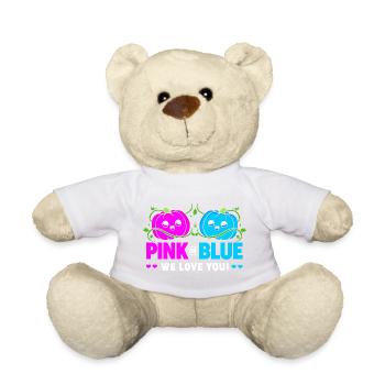 Halloween Gender Reveal - Teddy - Weiß - Vorne