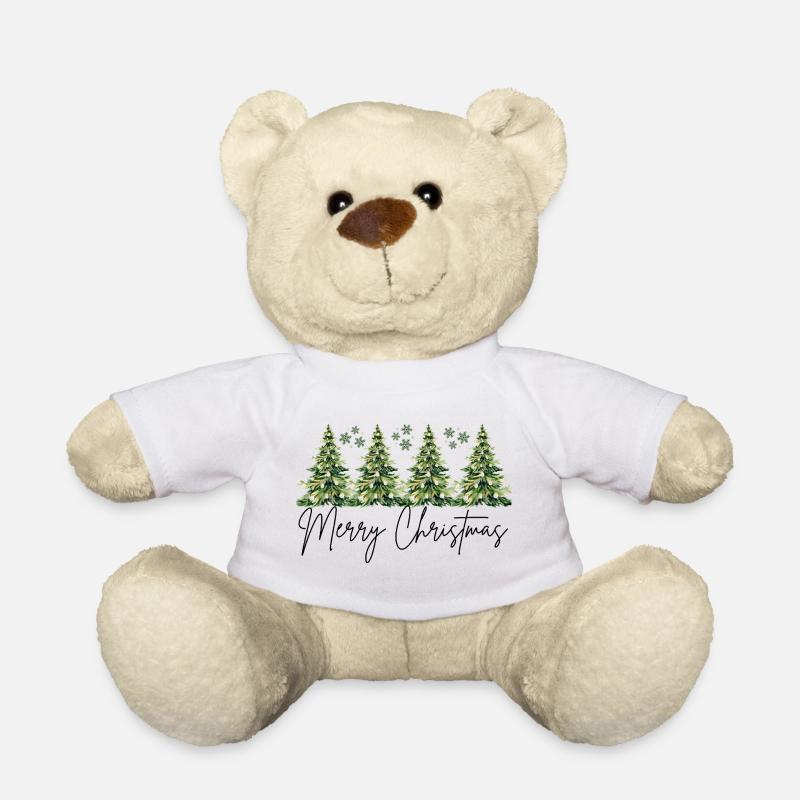 Design de Noël élégant - Nounours - blanc
