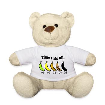 Cycle de vie de la banane - Nounours - blanc - Devant