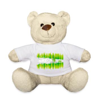 Find Peace & Strength – Harmonious Nature T-Shirt - Teddy Bear - white - Front