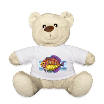 poisson - Nounours - blanc - Devant