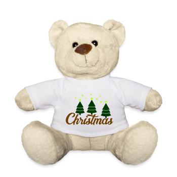 christmas - Teddy - Weiß - Vorne