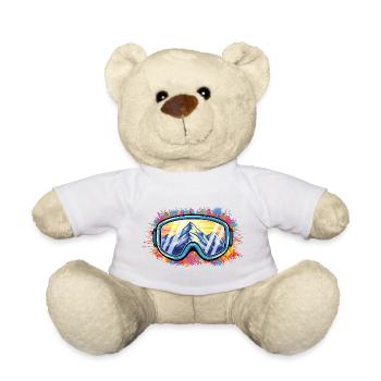 Apres Ski Party Crew Snow Skiing Ski Funny - Teddy Bear - white - Front