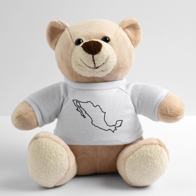 Mexico Outline Teddy Bear