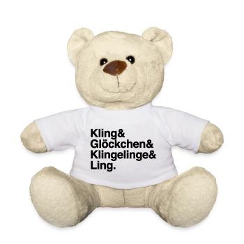 Weihnachten K&G&K&L - Teddy - Weiß - Vorne