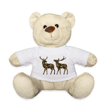 Hirsch - Teddy - Weiß - Vorne