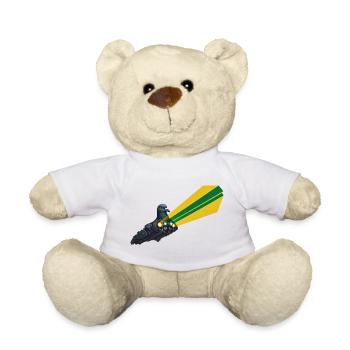 SPACE BIRD - geek & scifi - Nounours - blanc - Devant