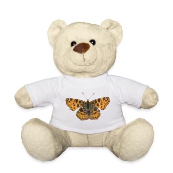 Carte du pays papillon - Nounours - blanc - Devant