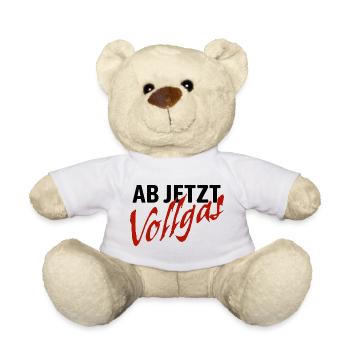 From now on full throttle - good intentions - Teddy Bear - white - Front