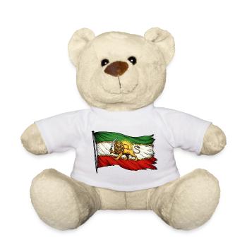 Persia Iran Flag - Teddy Bear - white - Front