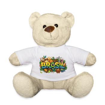 Sabor do Brasil: Authentic Brazilian Cuisine & Ico - Teddy Bear - white - Front