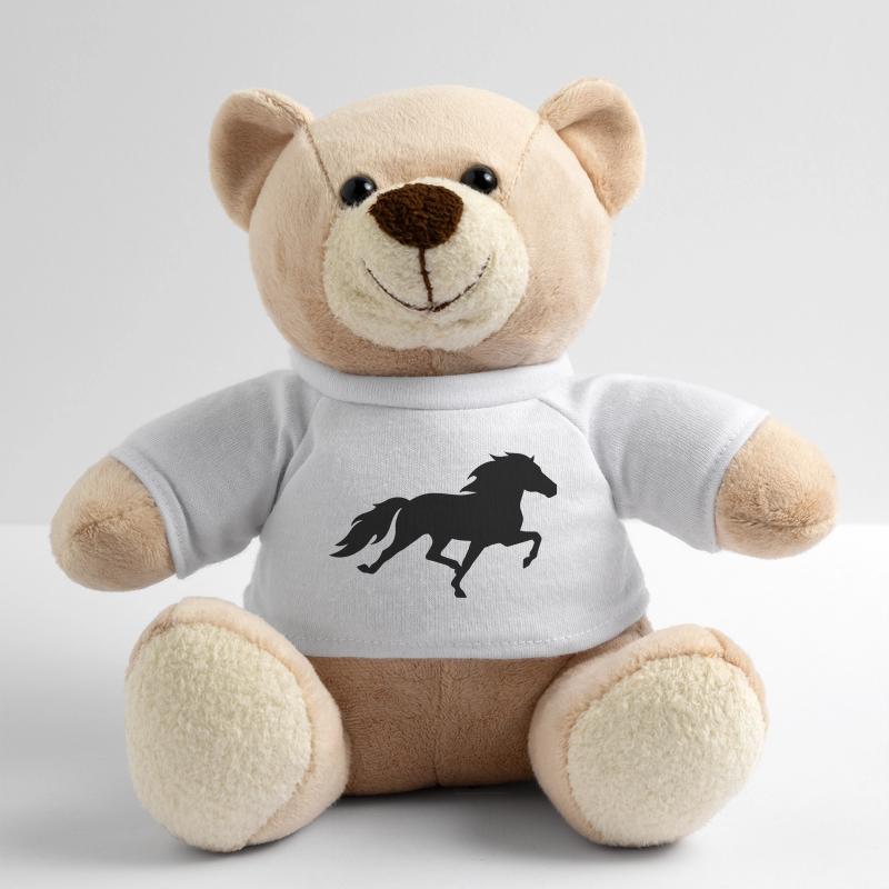 Cheval islandais dans le pass de course Nounours