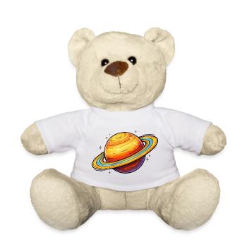 Saturn Planet - Teddy - Weiß - Vorne