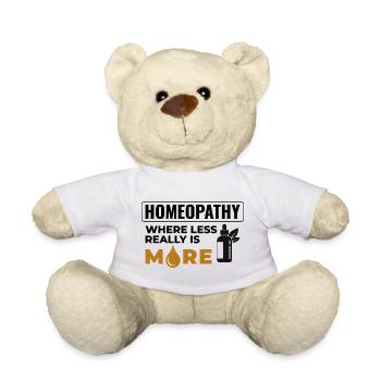 Homeopathy Where Less Is More Professional Gear  - Teddy Bear - white - Front