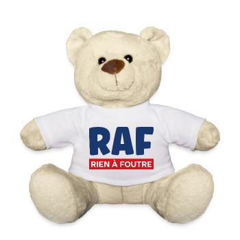 rien à foutre - Nounours - blanc - Devant