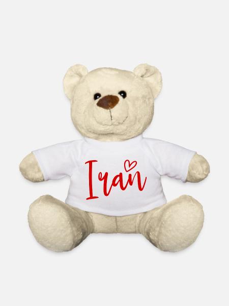 Iran Heart Women's Love Iran - Teddy - Weiß
