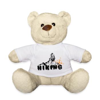 Cooles Frauen Wanderin Motiv - Teddy - Weiß - Vorne